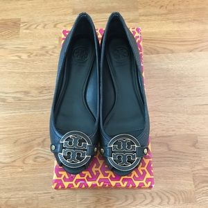 Tory Burch Shoes - Tory Burch Navy Wedges Tory Burch Shoes - Tory Burch Navy Wedges